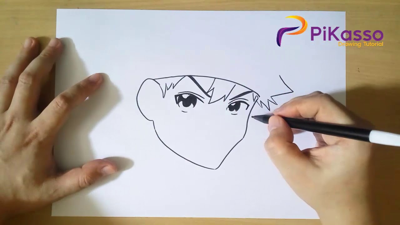 How to Draw Yukihira Soma step by step