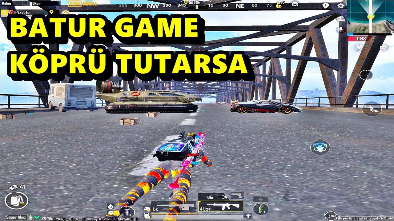 BATUR GAME K&Ouml;PR&Uuml; TUTARSA ? M&Uuml;KEMMEL MA&Ccedil; SOLO SQUAD PUBG MOBİLE