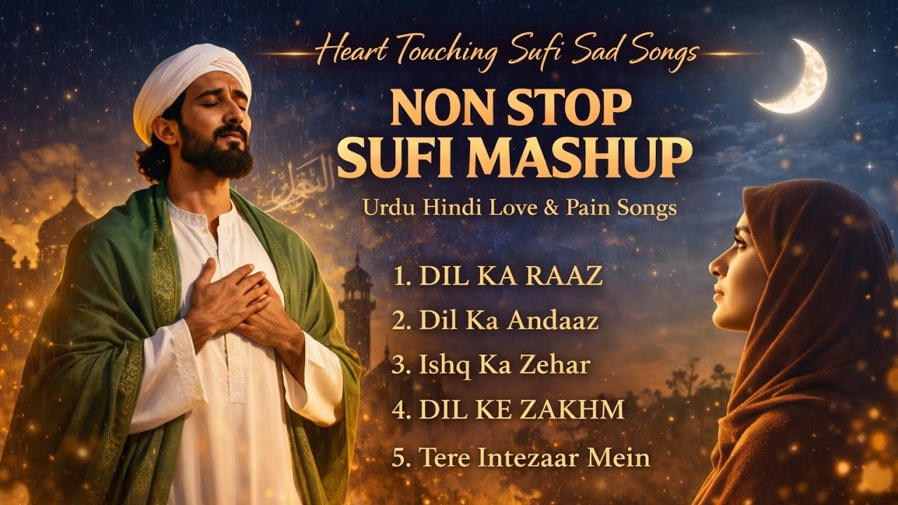 NONSTOP SUFI MASHUP 2026 💔 Most Heart Touching Urdu Hindi Love & Pain Songs