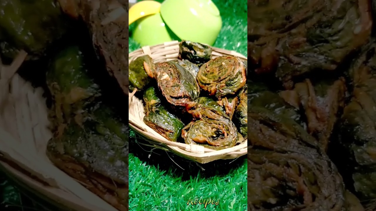 खमंग अळूवडी अगदी सोप्पं|Aduvadi||अळूवडी#अळूवडी #explore#viral  #shorts #shorts_ #tasty#shortsvideo