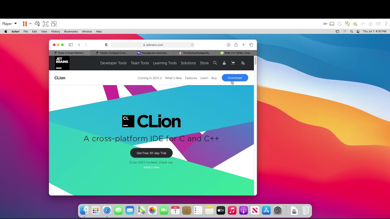 Clion on MacOS with SFML