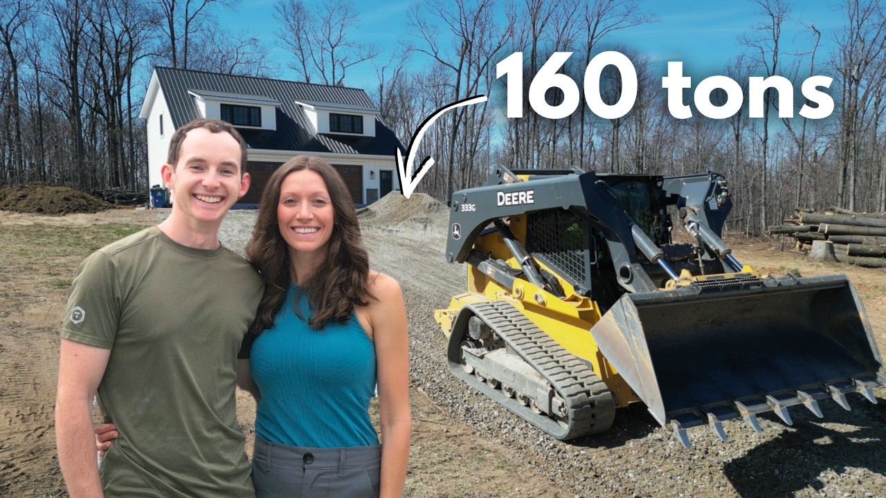WE (finally) HAVE A DRIVEWAY!!