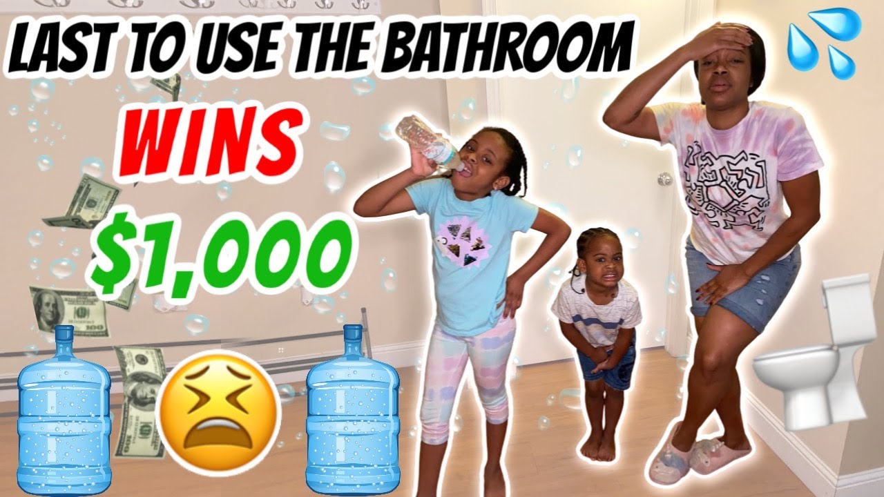 Last to use the bathroom challenge *Must Watch*