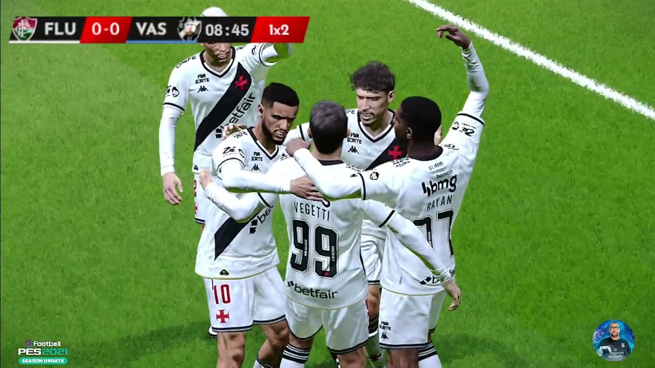VASCÃO NA FINAL JOGO DE HOJE  ASSISTA AGORA GAMEPLAY  PES2021