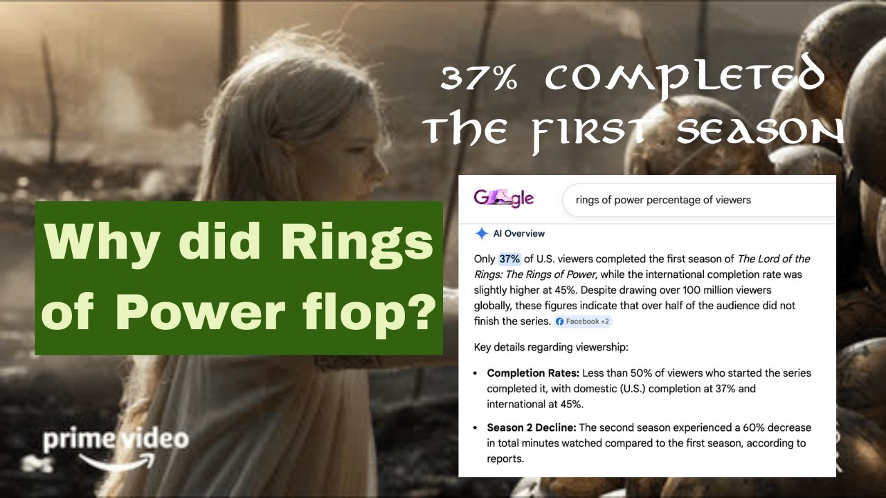 Why did The Lord of the Rings: The Rings of Power Flop?