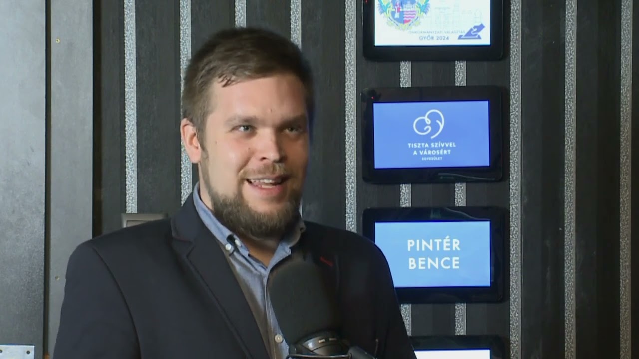 Választás 2024 Győr | Pintér Bence | Tiszta szívvel a városért polgármesterjelölt