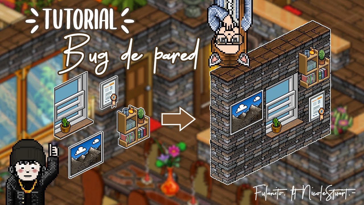 Cómo hacer el bug de pared en habbo holos #ComunidadFantasy