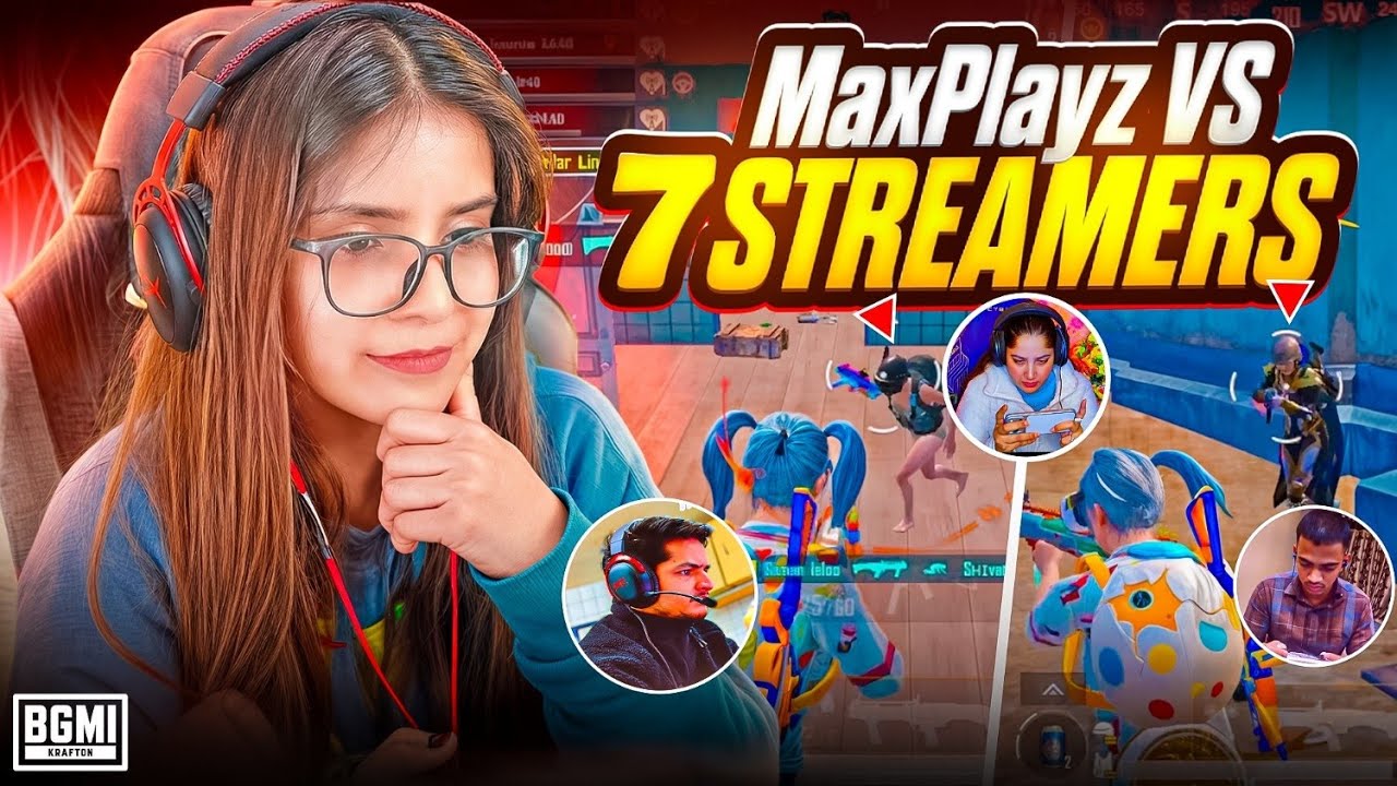 Girl Gamer SHOCKED*😱| And Fight with 7+ Streamer’s🤯⁉️ #bgmi