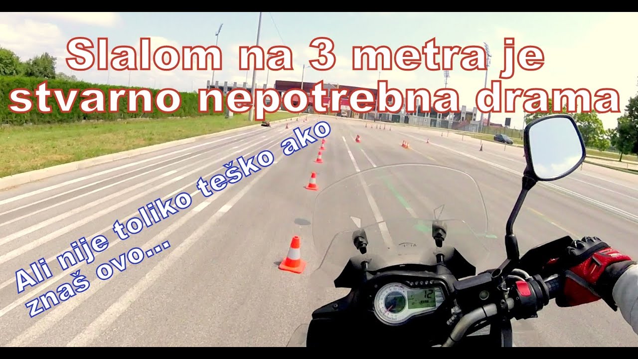 Kako voziti slalom za polaganje 