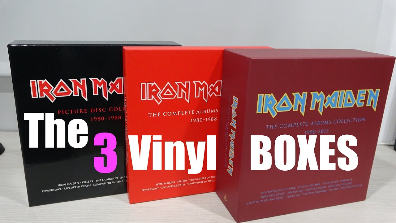Iron Maiden - (4K) The complete VINYL BOXES + Japan+Picture Unboxing en castellano español Jordymuro
