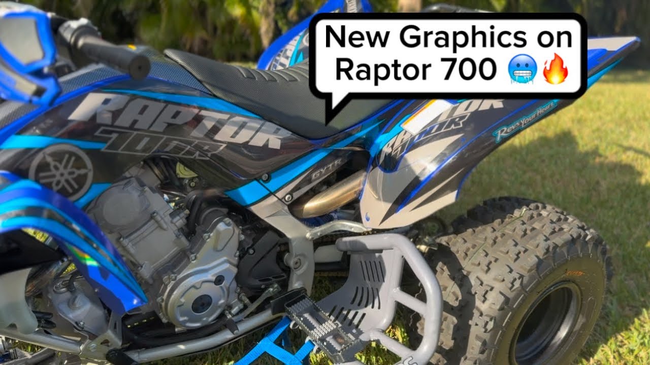 🏁 Easy Raptor 700 Custom Graphics Install — Transform Your ATV! 🔥