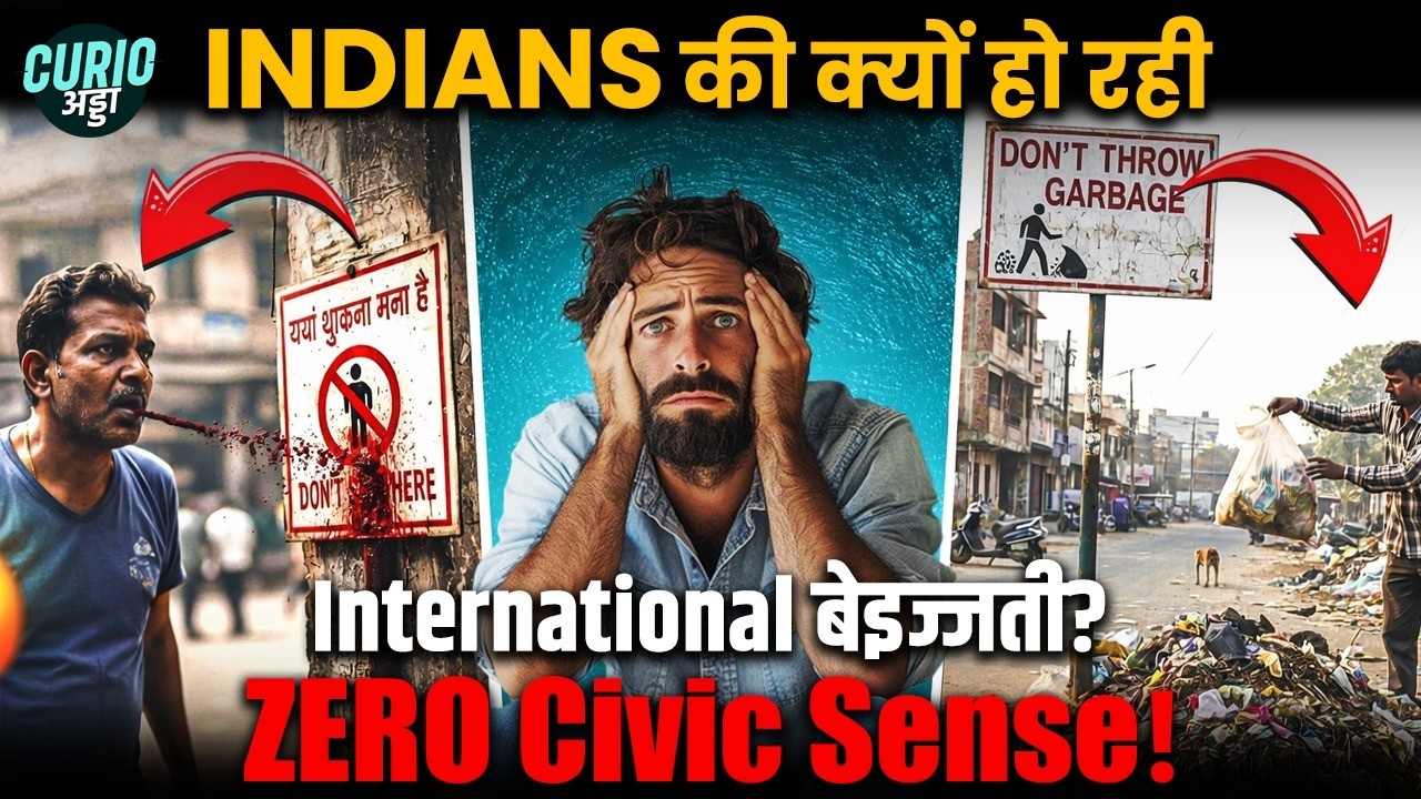 ZERO CIVIC SENSE? क्या सच में Indians में Civic Sense की कमी है! Civic Sense Reality Check