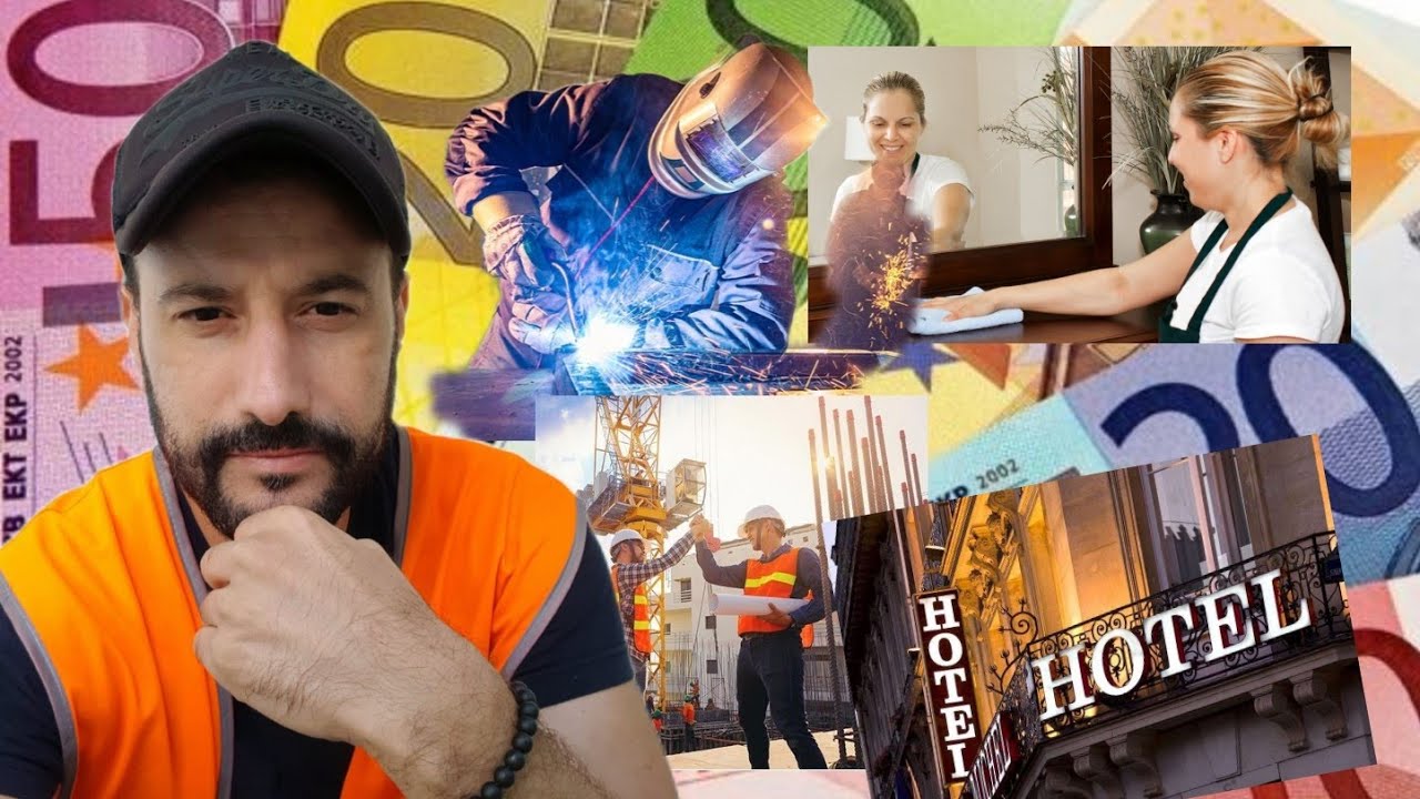 الأجور في إيطاليا🇮🇹  هادي هي الشهرية والطريفة لي كيتخلص بيها كل عامل وحرايفي. خدم بلعز وجمع راسك
