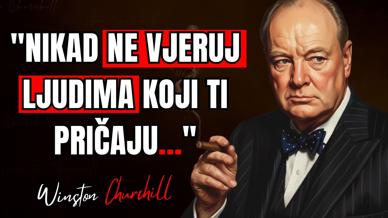 Životne lekcije legendarnog Winstona Churchilla koje će vas zadiviti!