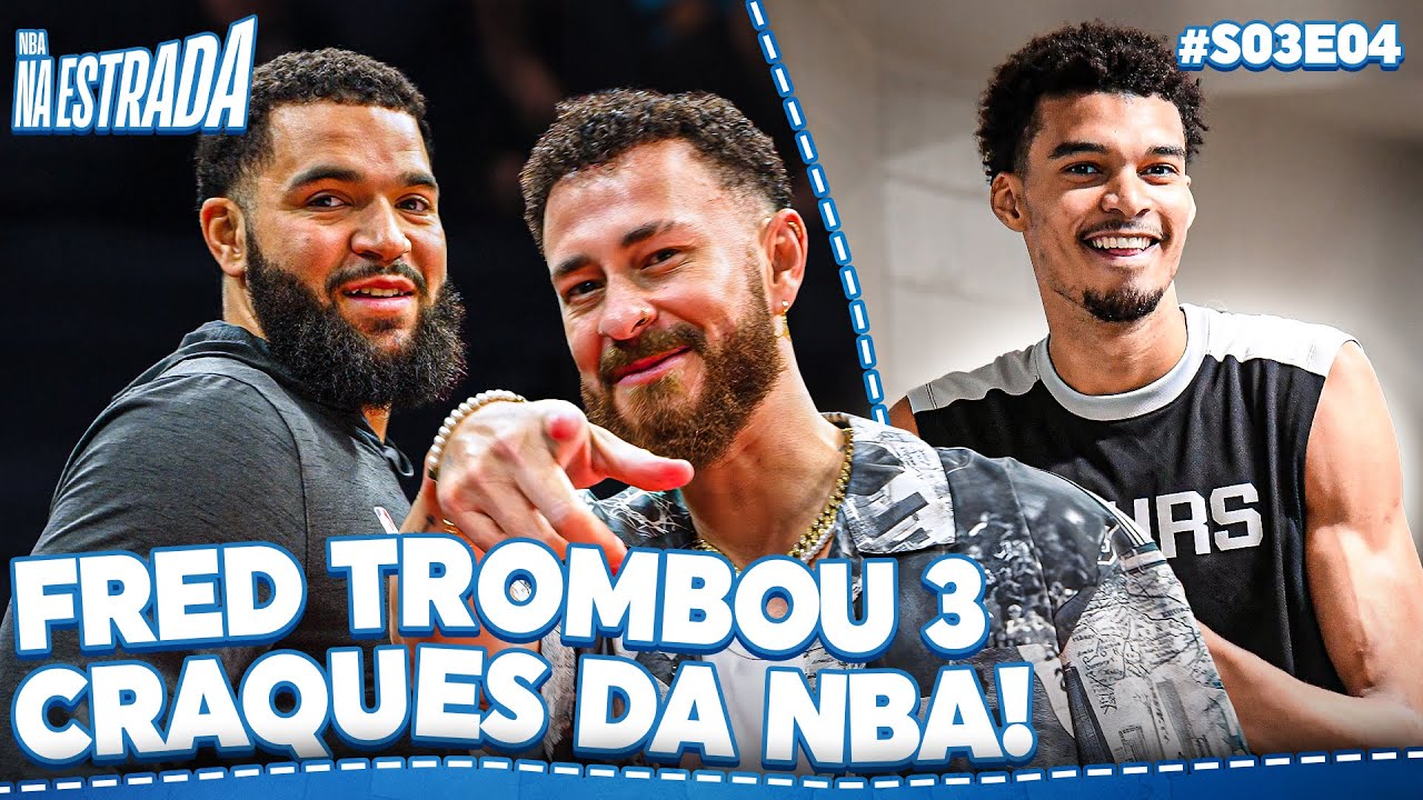 TROCAMOS IDEIA COM JOGADORES EM QUADRA E DESAFIAMOS OS GRINGOS NA RUA - NBA Na Estrada 