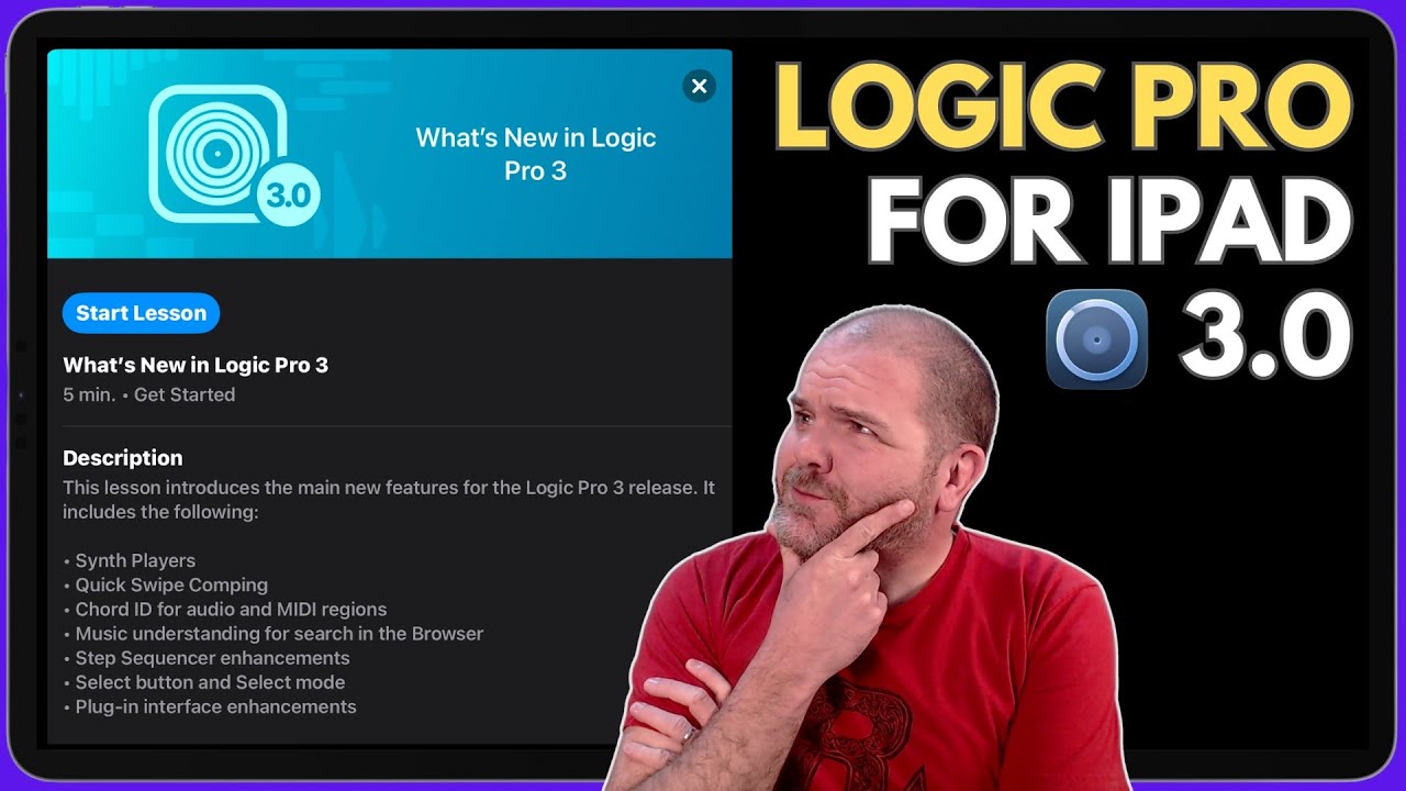 New Features (Lesson) | Logic Pro for iPad 3.0