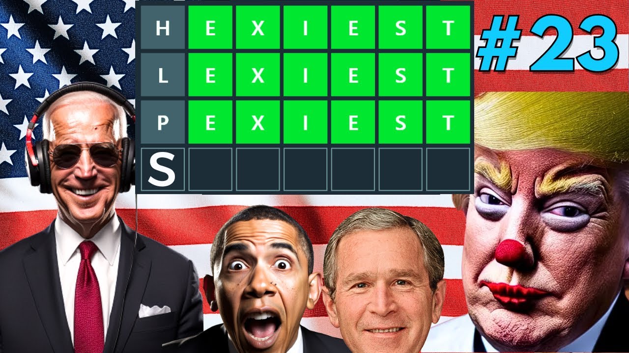 AI Presidents Play WORDLE 23