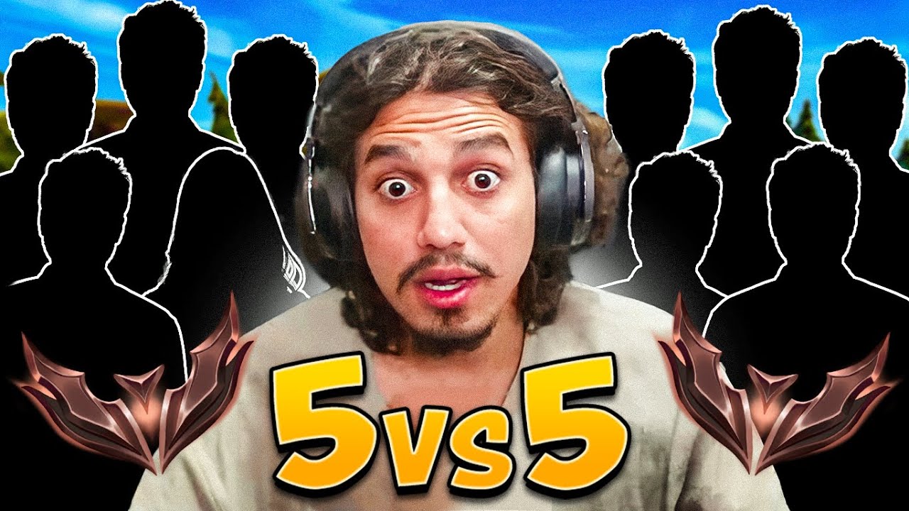 FIZ A REVANCHE DO 5 vs 5 ENTRE BRONZES NO LOL PRA VER QUEM SÃO OS MELHORES!