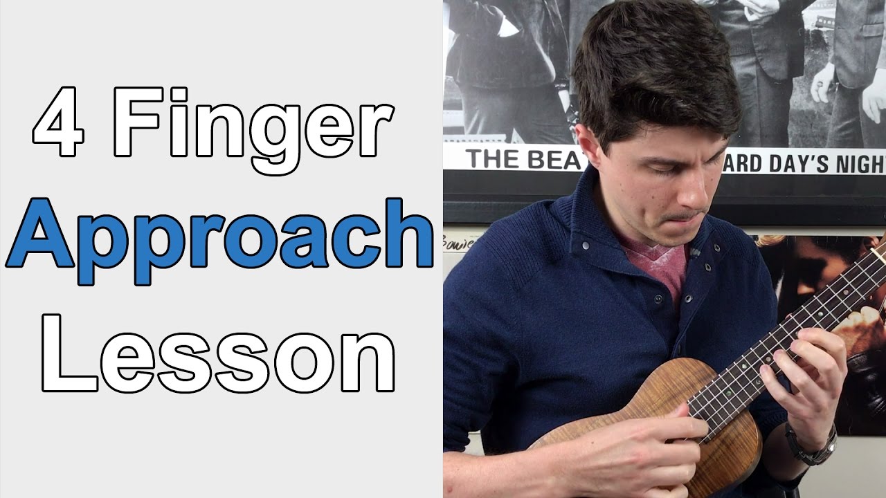 4 Finger Approach || Fingerpicking Ukulele Lesson