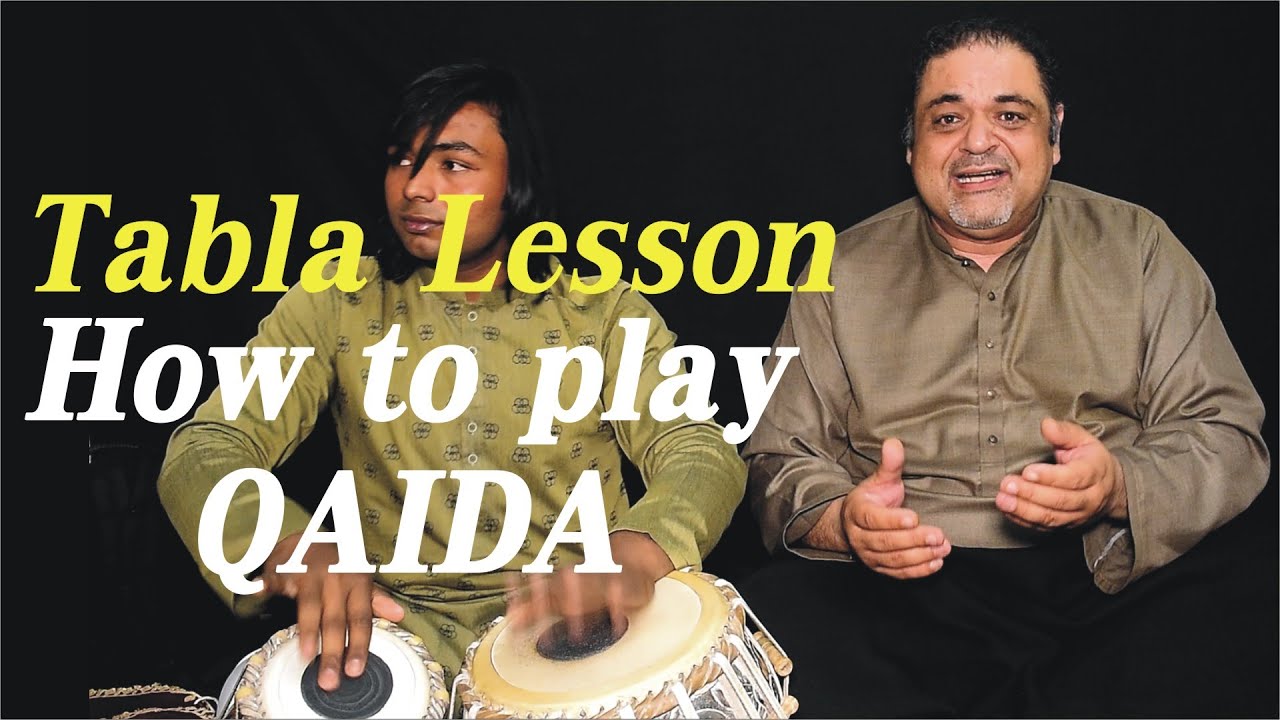 How to play QAIDA | Tabla Lesson | Kaleem Raza