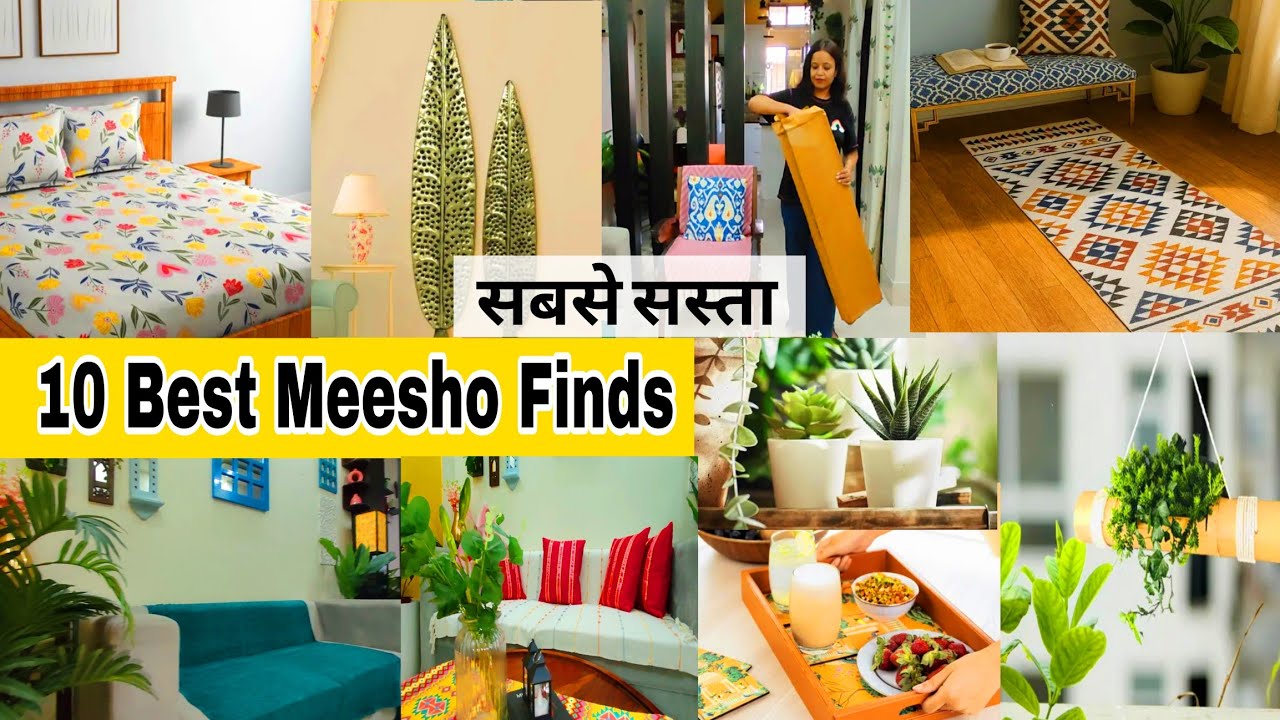 10 Stylish & Affordable Home Decor Finds/Best Home Decor Products Ever/Meesho Best Finds