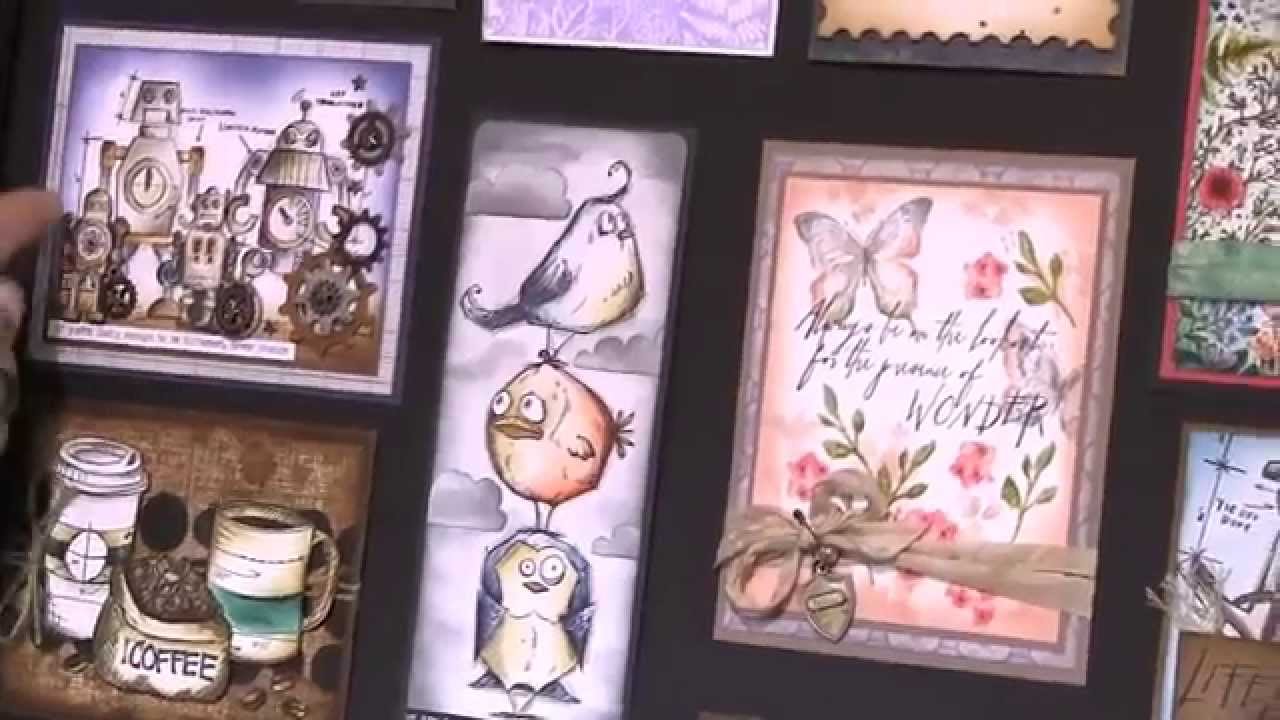 Tim Holtz - New Stamps from Stampers Anonymous - CHA 2015