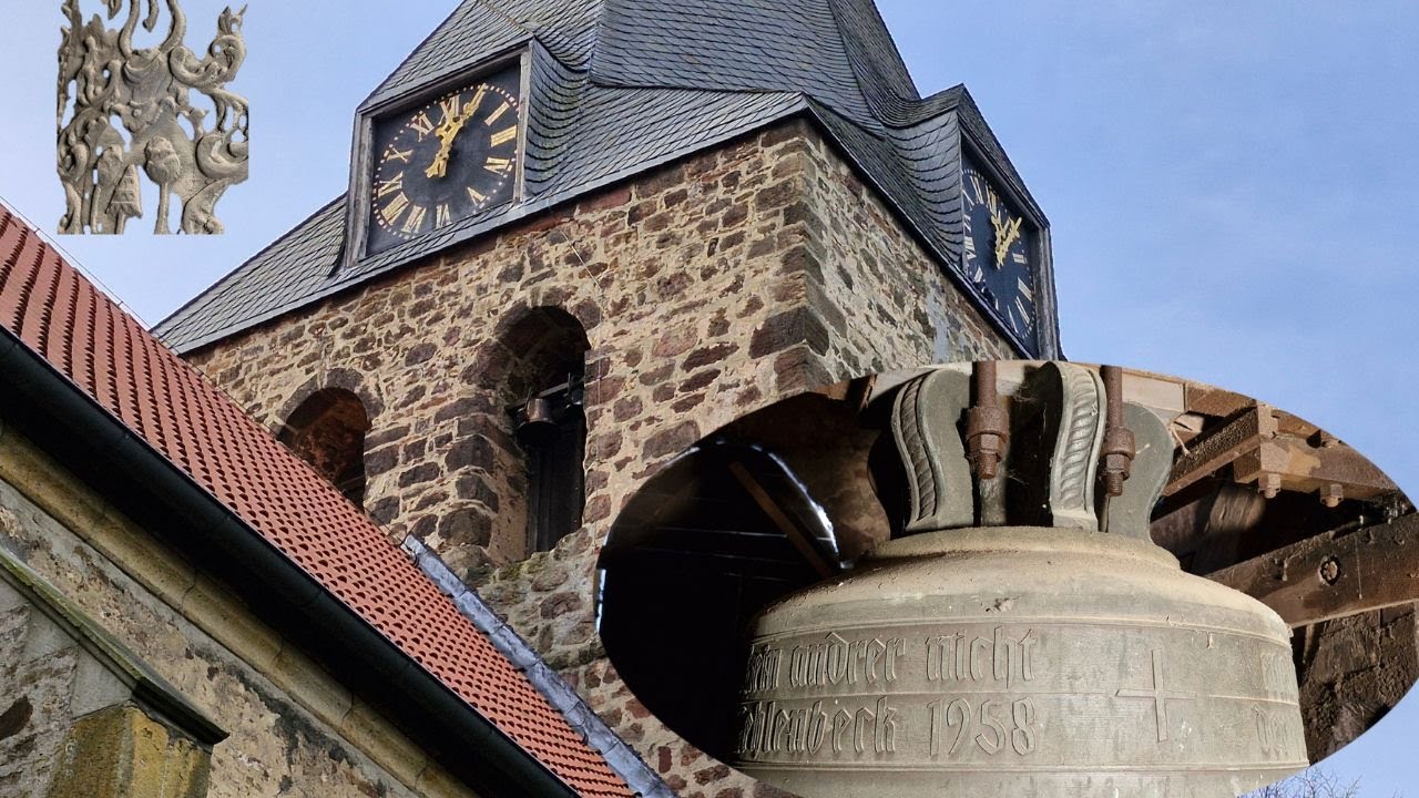 Lübbecke-Gehlenbeck (D-MI), evang. luth. Kirche St.Nikolaus, Einzel- & Vollgeläut