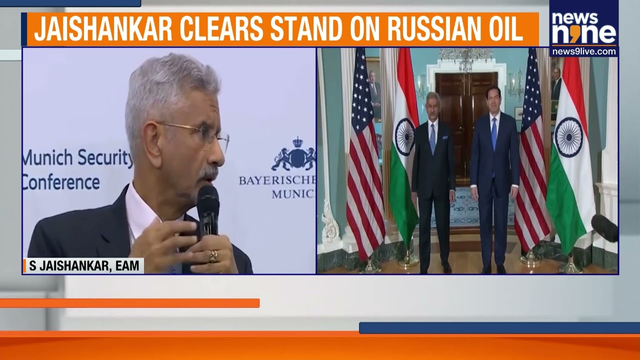 EAM S. Jaishankar Responds To US On Russian Oil | India Asserts Strategic Autonomy At Munich | News9