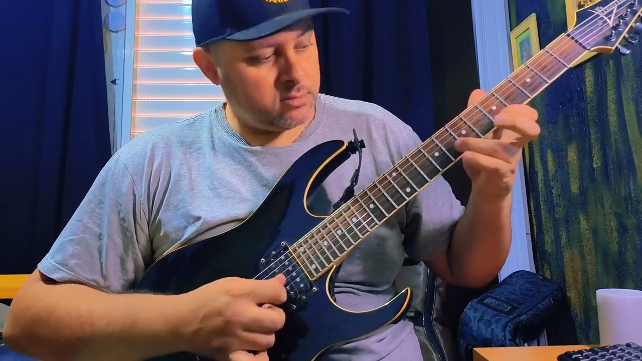 Bruce Dickinson - Tears of The Dragon (Guitar Solo) Cover