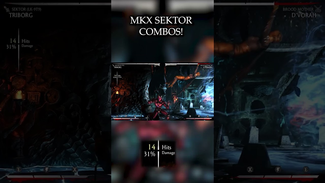 MKX SEKTOR HAS SAUCE! #mortalkombat #fgc #gaming #mk1 #mkx #sektor #mk #kombos #combo #triborg