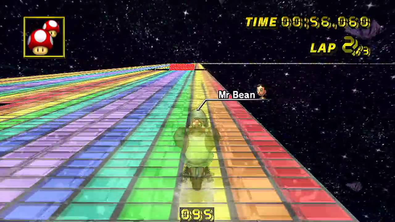 [MKWii] SNES Rainbow Road (custom track) - 2' 34