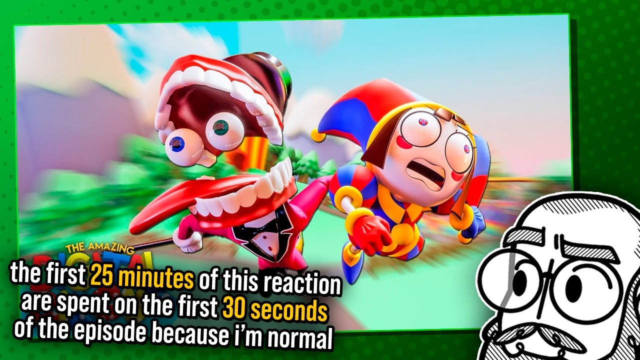 okay, fine, I'm going to react to ONE episode of #theamazingdigitalcircus | TBSkyen