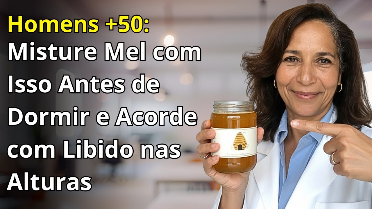 Homens +50: Misture Mel com Isso Antes de Dormir e Acorde com Libido nas Alturas