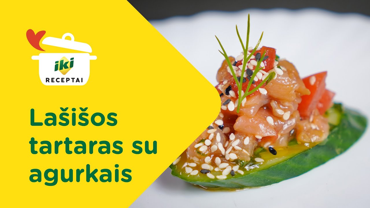 La&scaron;i&scaron;os tartaras su agurkais &ndash; nuostabaus skonio vasari&scaron;kas užkandis 👩&zwj;🍳 RECEPTAS 👨&zwj;🍳