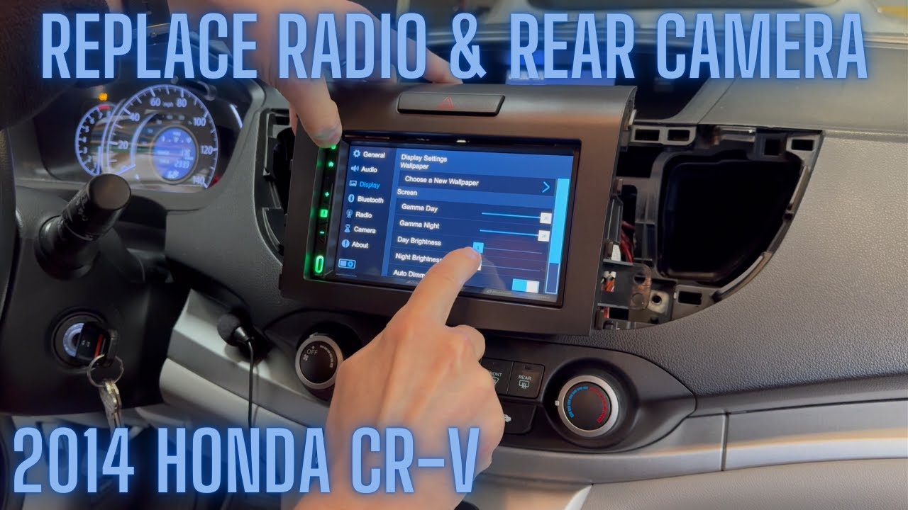 Как заменить магнитолу и камеру заднего вида - Honda CR-V 2014 года