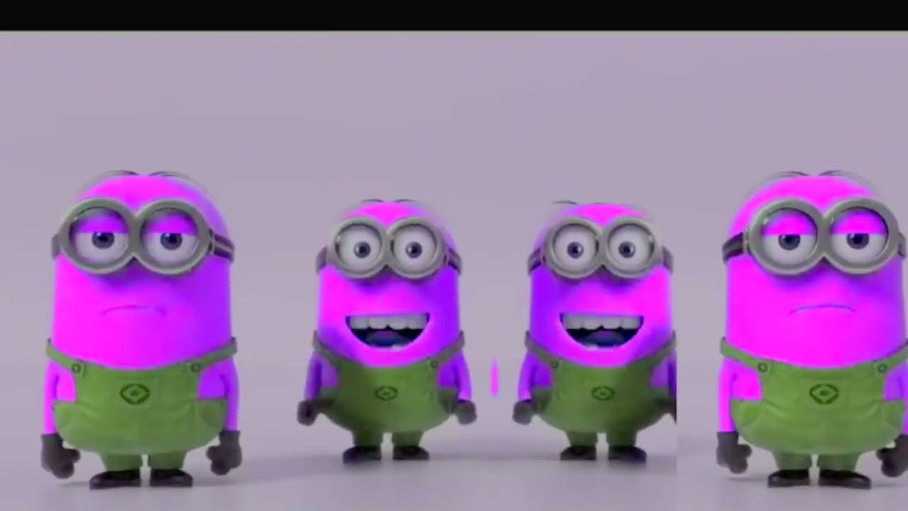 Funny and Cute Colorful Minions 😊 Sponsored By Gamavision Csupo Effects