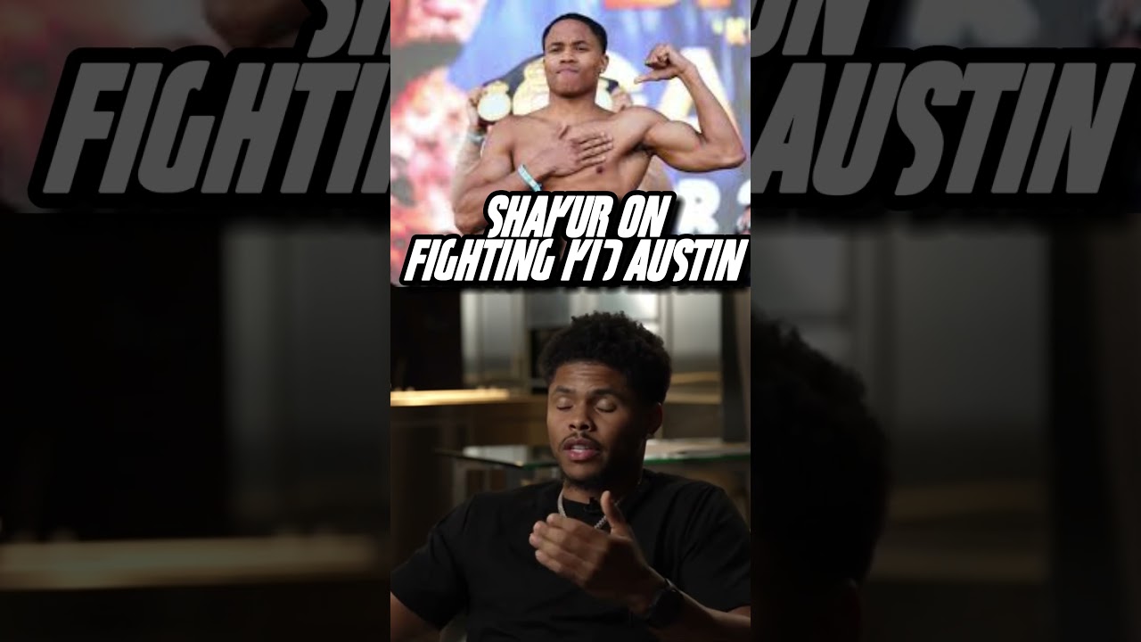 Shakur Stevenson Speaks on the Kid Austin Fight That Almost Happened 😳