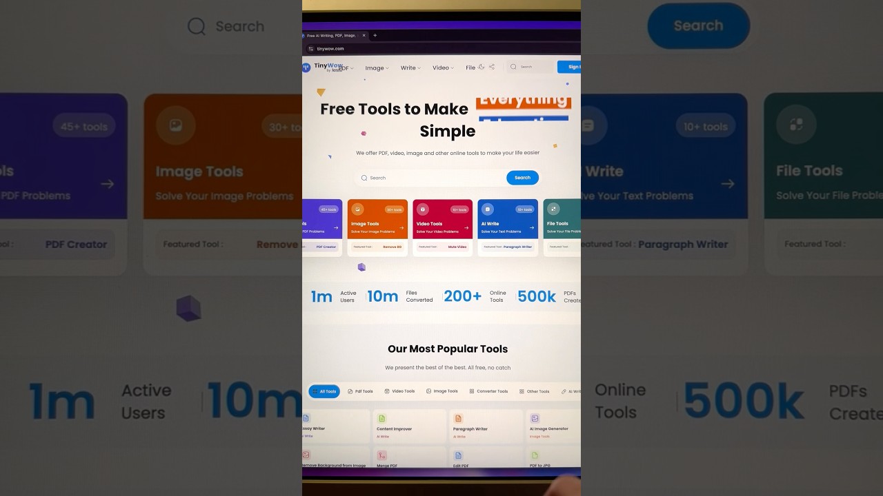 Find almost any tools you need #productivity #tools #tool