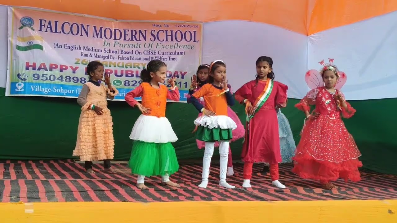 Desh Rangeela Rangeela | Falcon Modern School | 77th Republic Day 