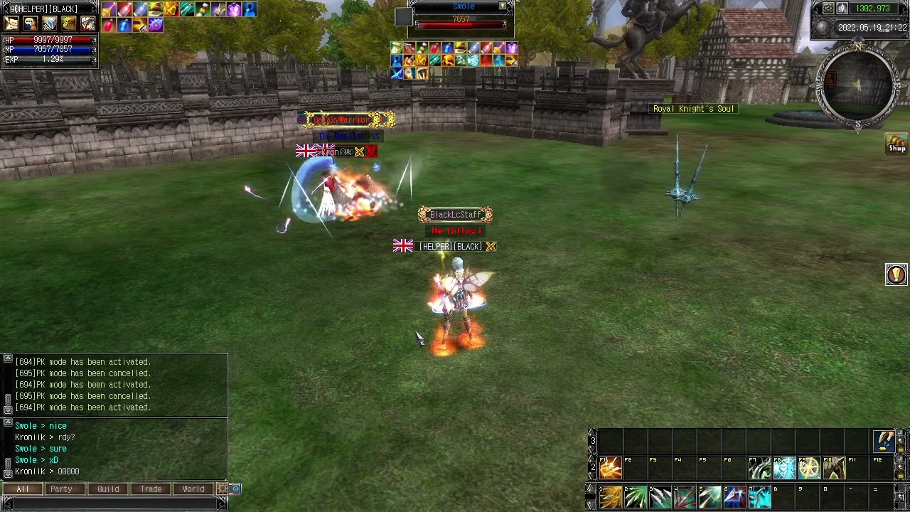 Let's play Last Chaos Black oldschool - PvP Knight vs Knight