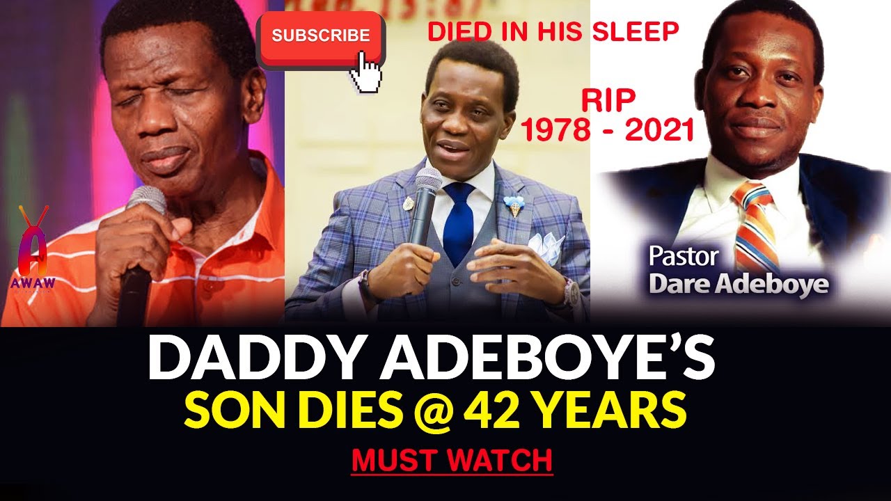 BREAKIN NEWS!! How Pastor Adeboye's son died in his sleep | What truly happened