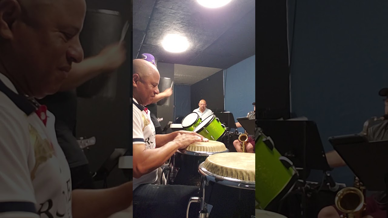 Alcides Gil Conga , Tema En Vivo Noche de Copas, ensayos Con el reencuentro de Jossies Esteban,