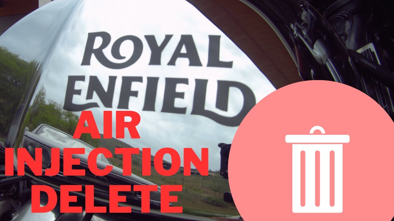 Royal Enfield🇬🇧Continental GT Interceptor Meteor 650🏍 Удаление впрыска воздуха, удаление выхлопны...