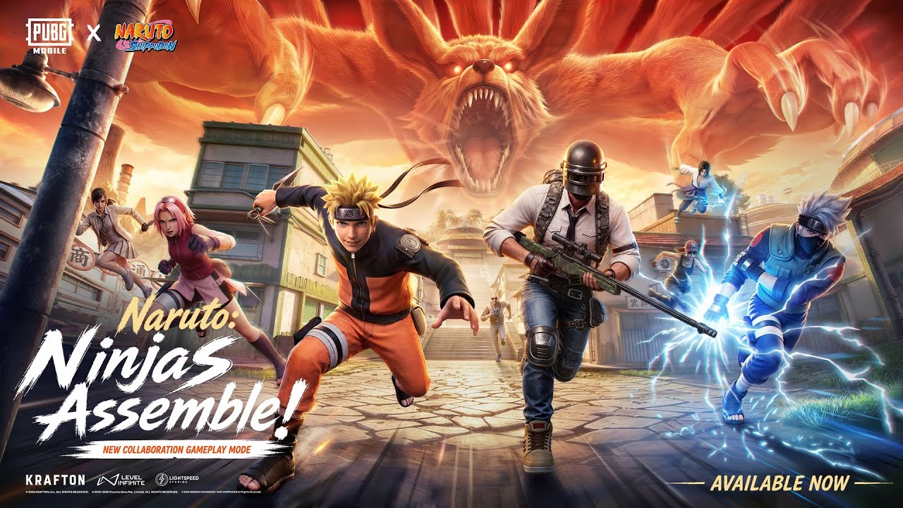 PUBG MOBILE &times; NARUTO | New gameplay mode LIVE NOW