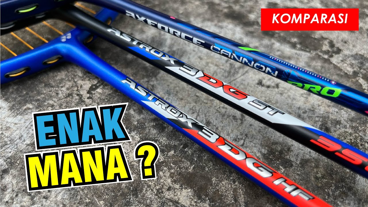 Lining Axforce Cannon Pro vs Yonex Astrox 3 DG ST HF
