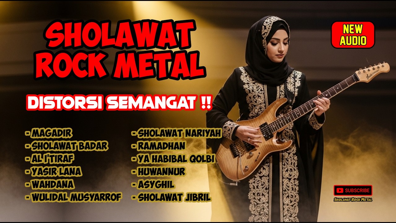 Kumpulan Sholawat versi Rock Metal | Distorsi Semangat | Lagu Dakwah | Lagu Religi