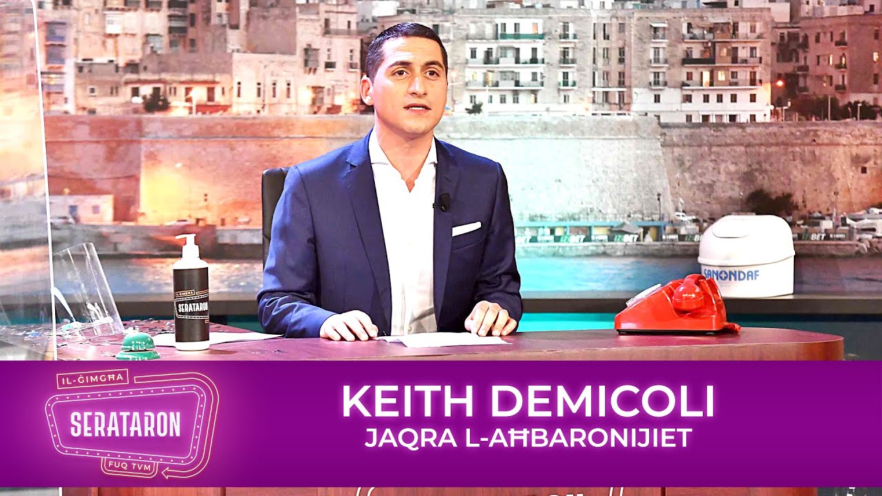 Keith Demicoli jaqra l-Aħbaronijiet 📰📰