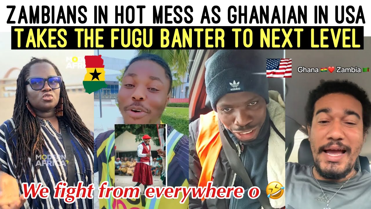 ITS OVER‼️😭 ZAMBIANS IN HOT MESS AS GHANAIANS LIVING ABROAD🇺🇸TAKES FUGU BANTER TO NEXT LEVEL 