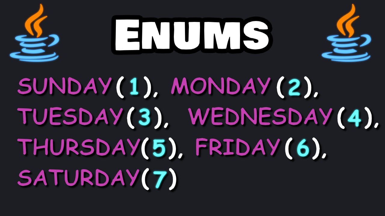 Learn Java enums in 10 minutes! 📅