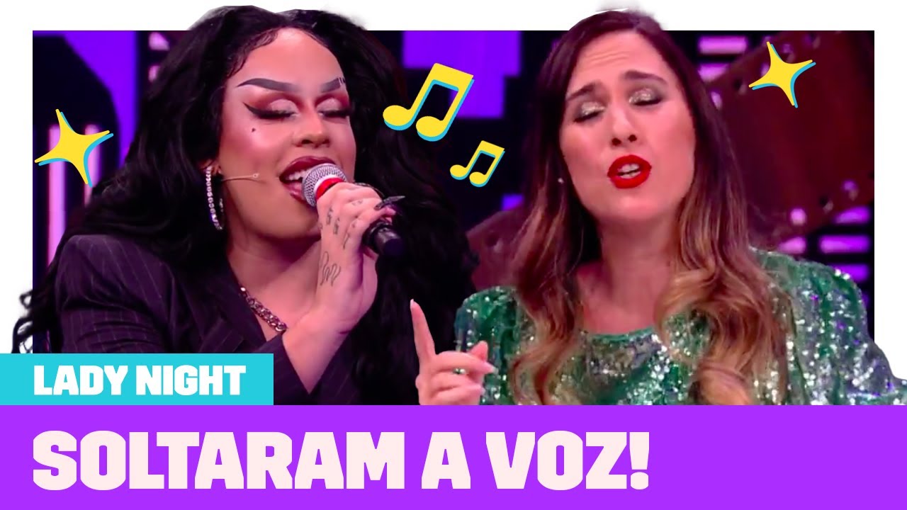 GLORIA GROOVE e TATÁ WERNECK cantam música de MARIAH CAREY | Lady Night